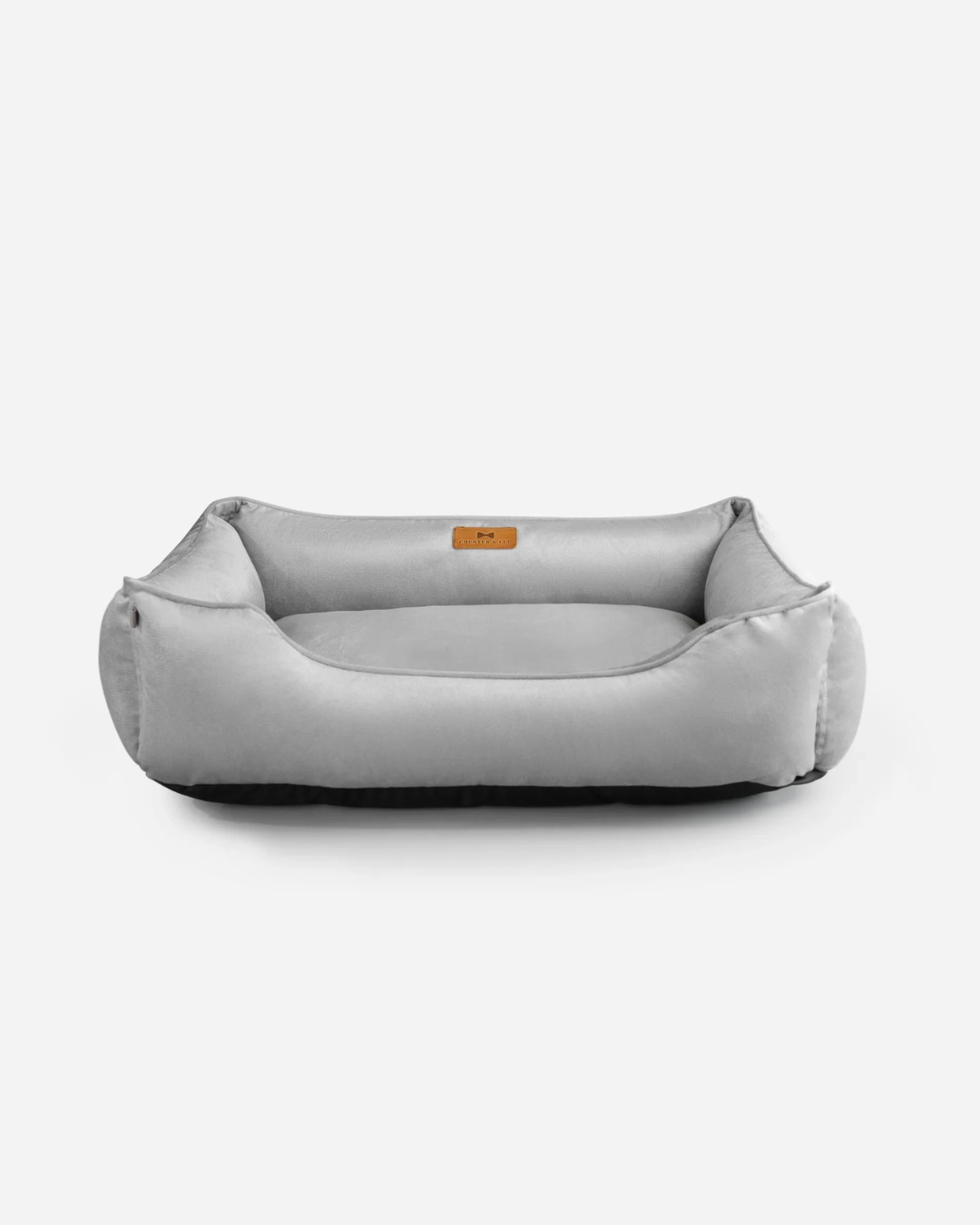 Classic Velvet Dog Bed- Gray
