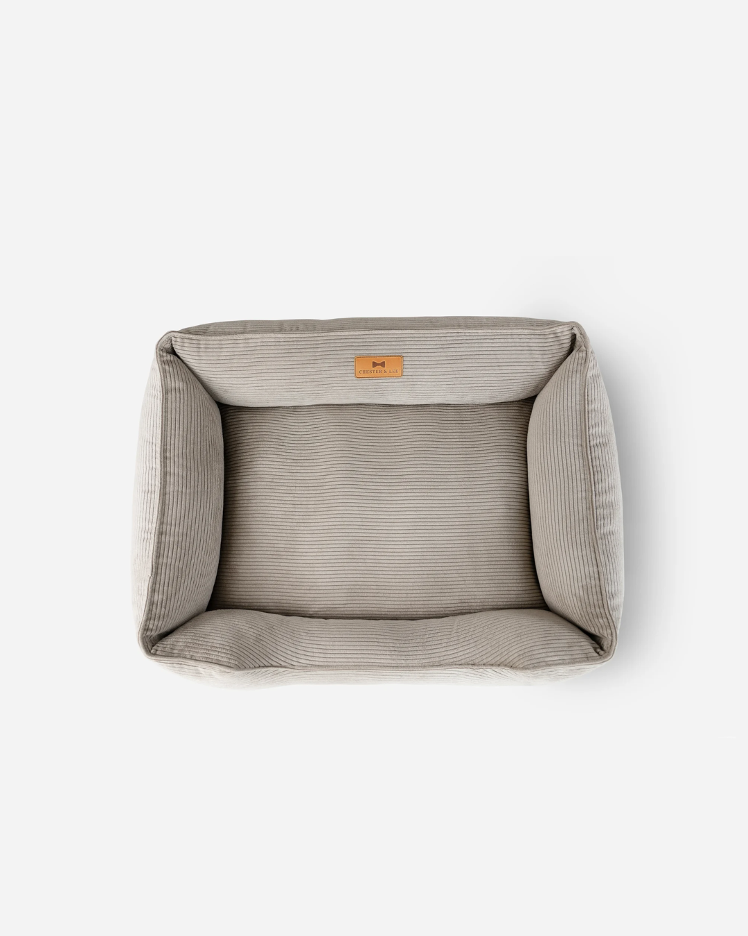 Corduroy Dog Bed- Taupe