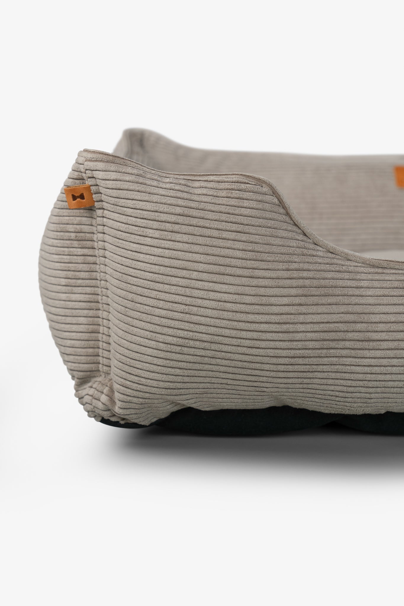 Corduroy Dog Bed- Taupe