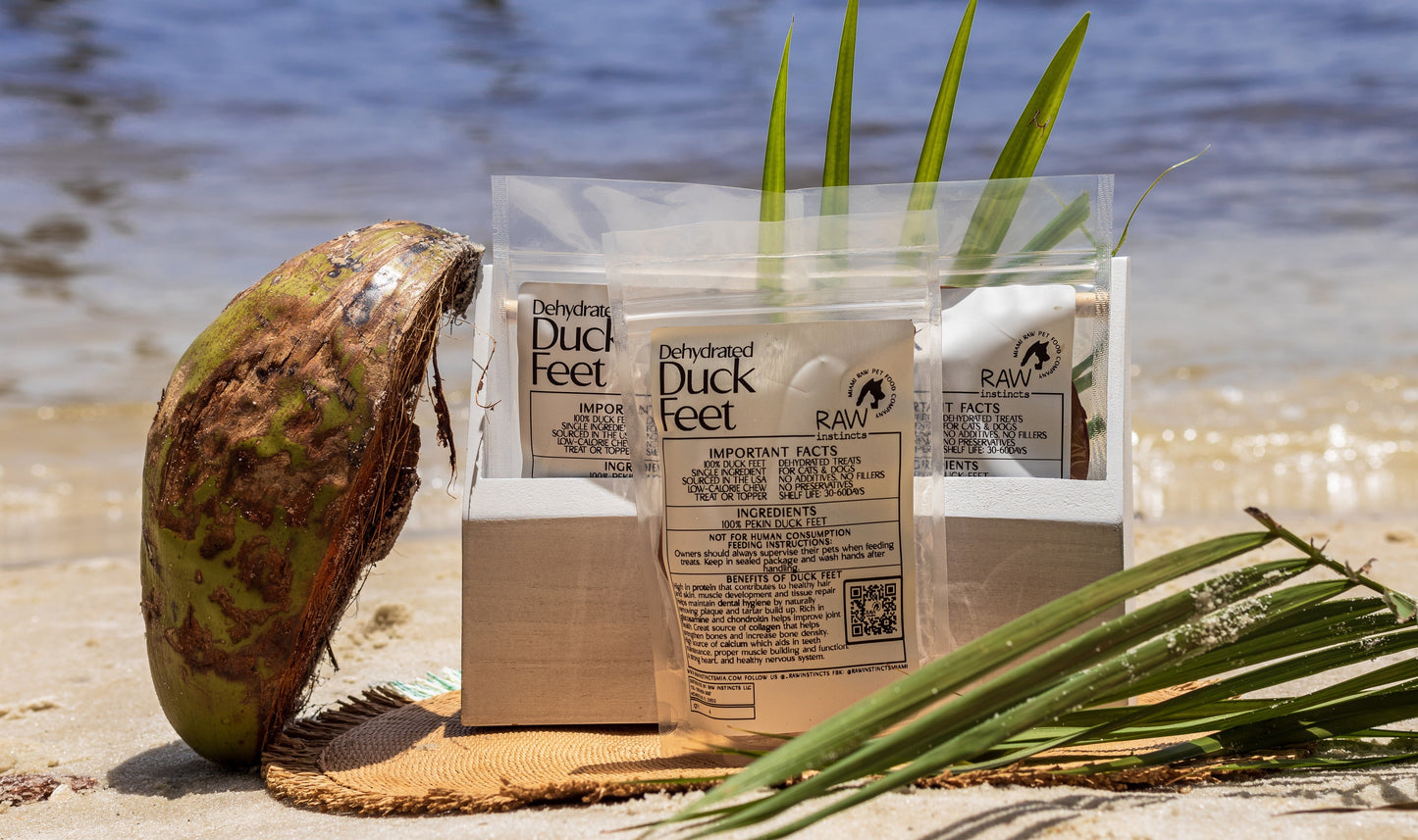 Marquise Pup Dehydrated Duck Feet — 100% Pekin Duck, Human-Grade, USA Sourced