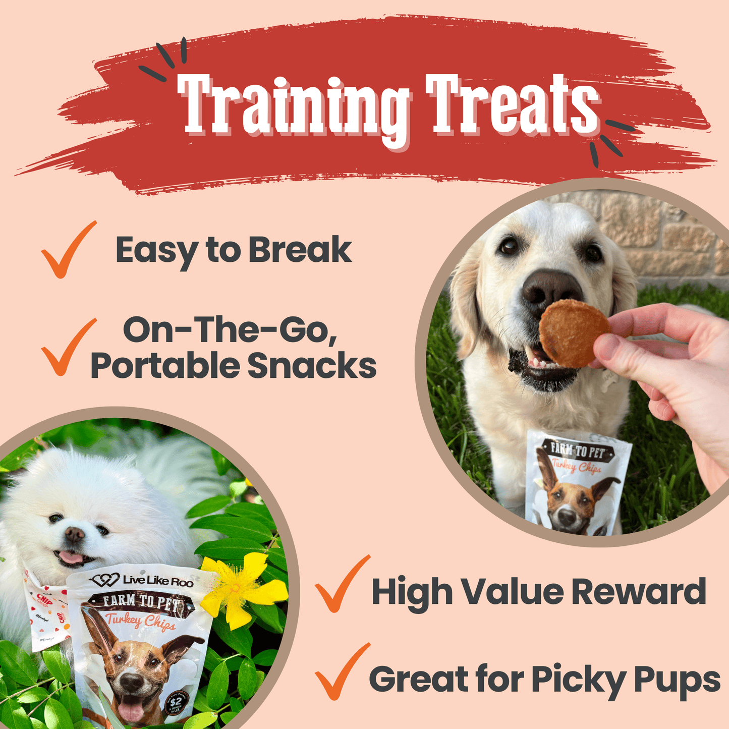 Marquise Pup | Live Like Roo Turkey Chips — Treats That Give Back