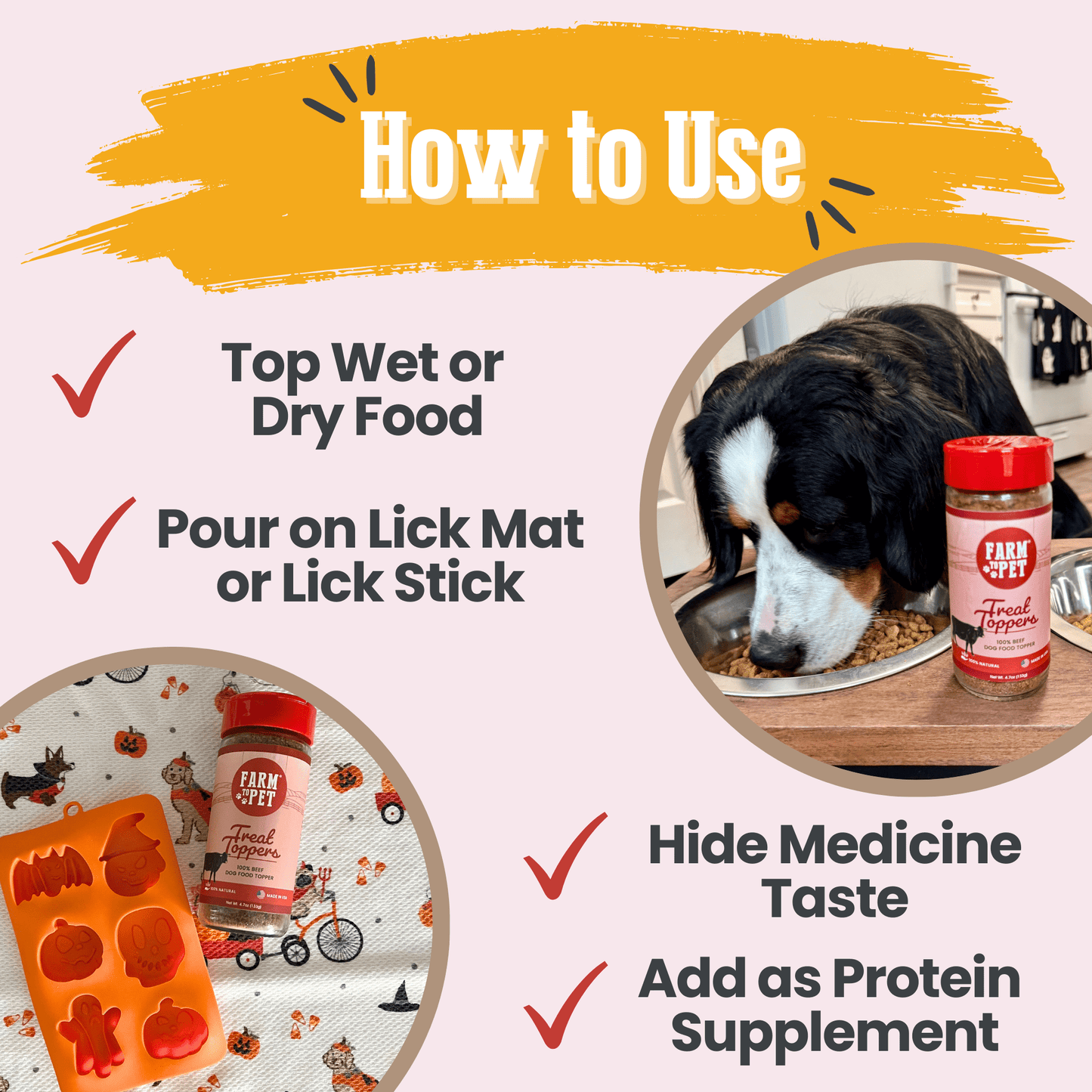Marquise Pup | Pure Beef Meal Topper — Powdered Protein for Dogs & Cats