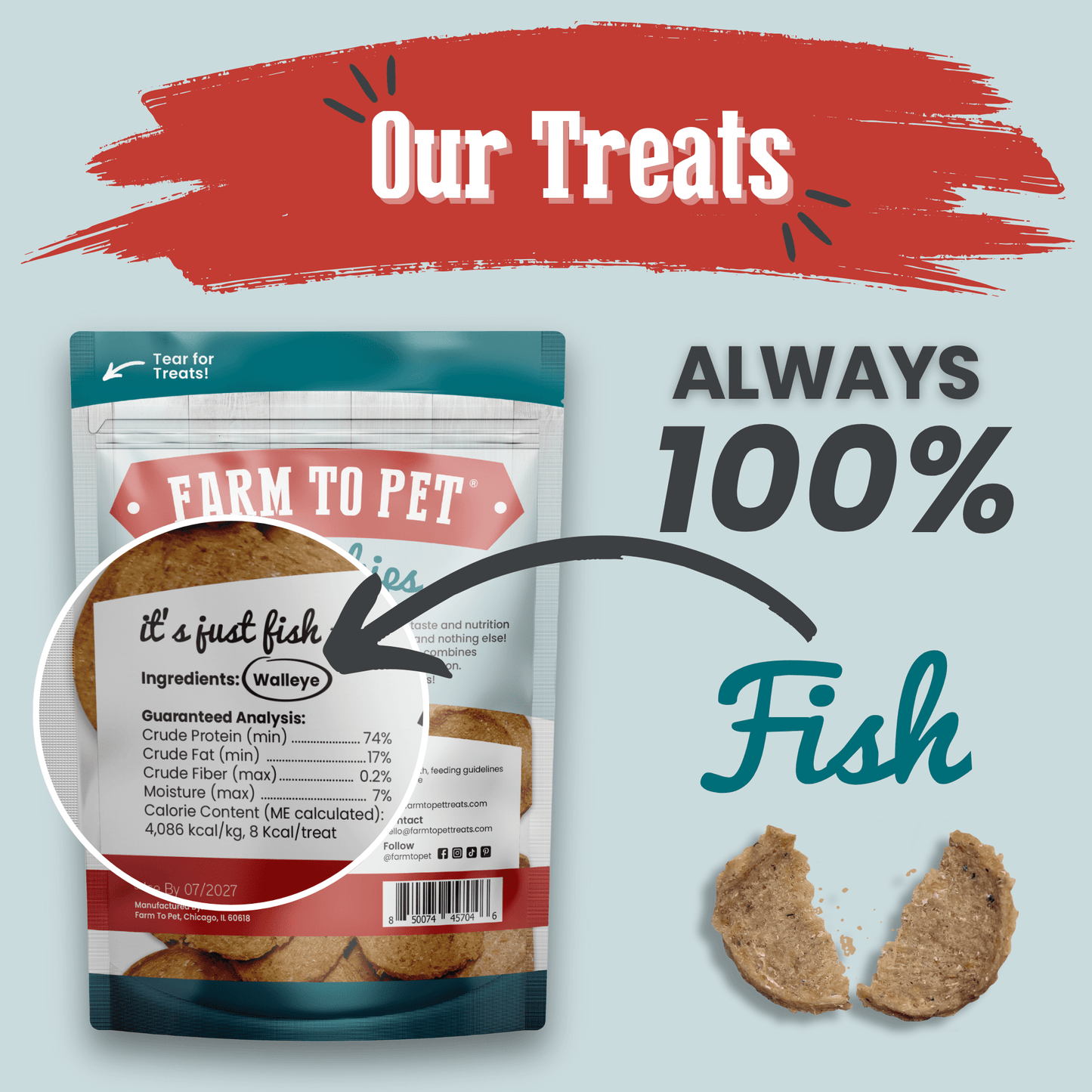 Marquise Pup | Wild-Caught Lake Erie Walleye Fish Chips