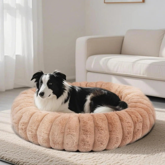 Faux Fur Doughnut Bed