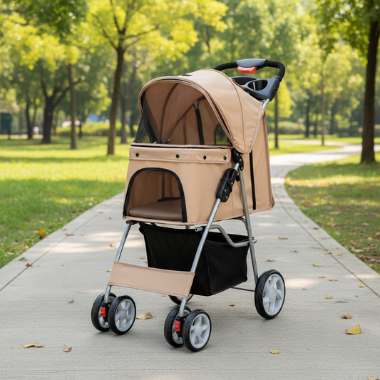 Beige Stroller Park Shot