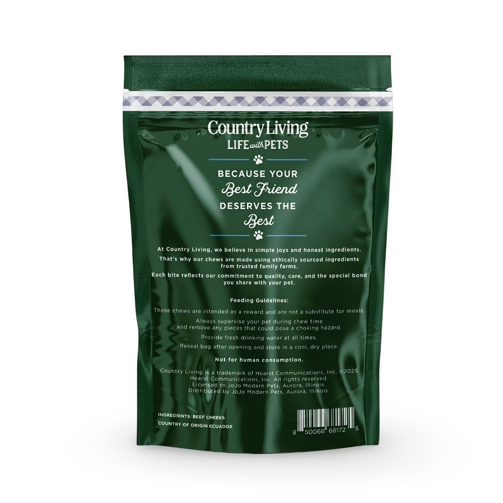 Marquise Pup Beef Cheek Chips — Chicken Flavour, Rawhide-Free (5-Pack)