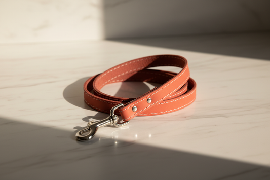 Pro Line Coral Reef Leather Leash
